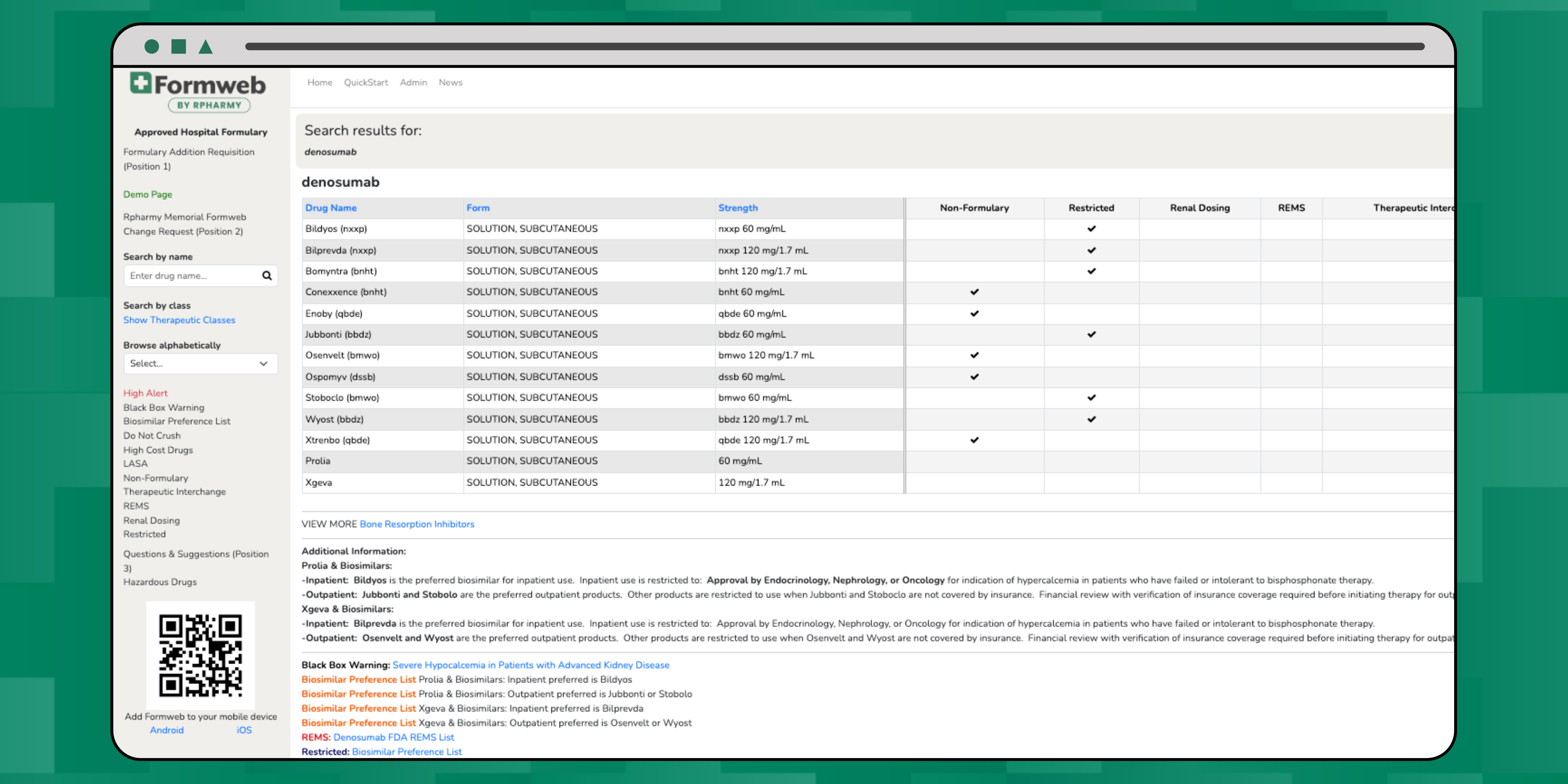 Biosimilar 2 - bevacizumab screenshot