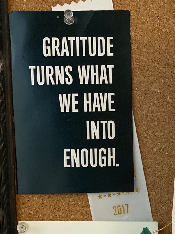 Gratitude