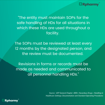 Rpharmy Quotes_USP 800 Documentation