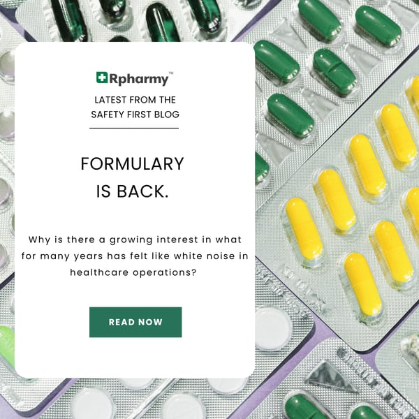 Formulary is back.