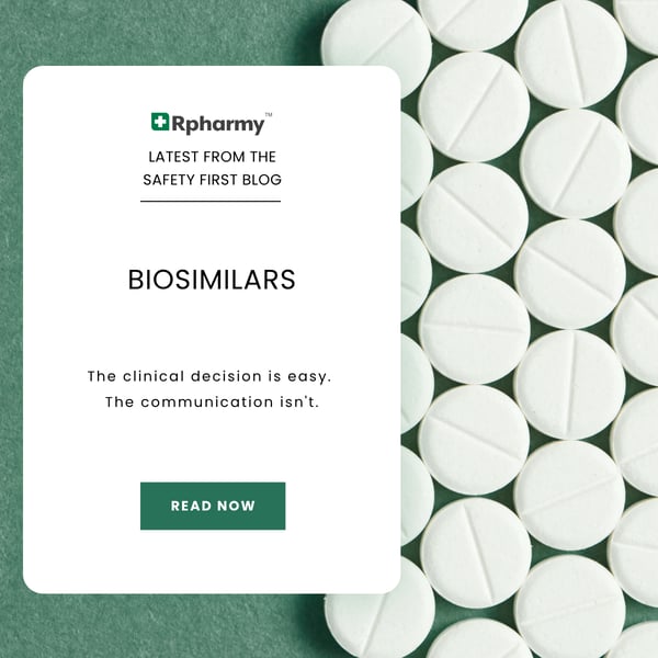 Biosimilars: the clinical decision is easy. The communication isn't.