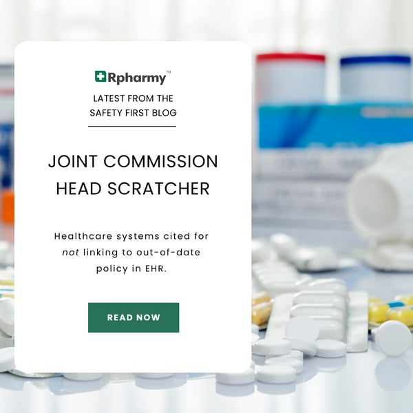 Cited for Doing the Right Thing: A Joint Commission Head-Scratcher