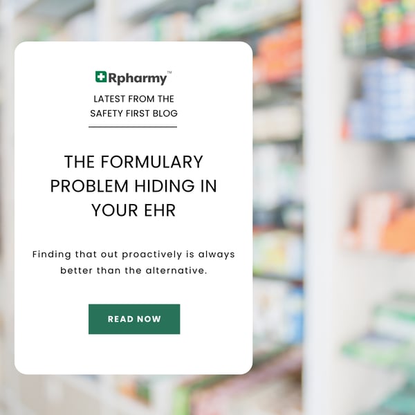 The formulary problem hiding in your EHR