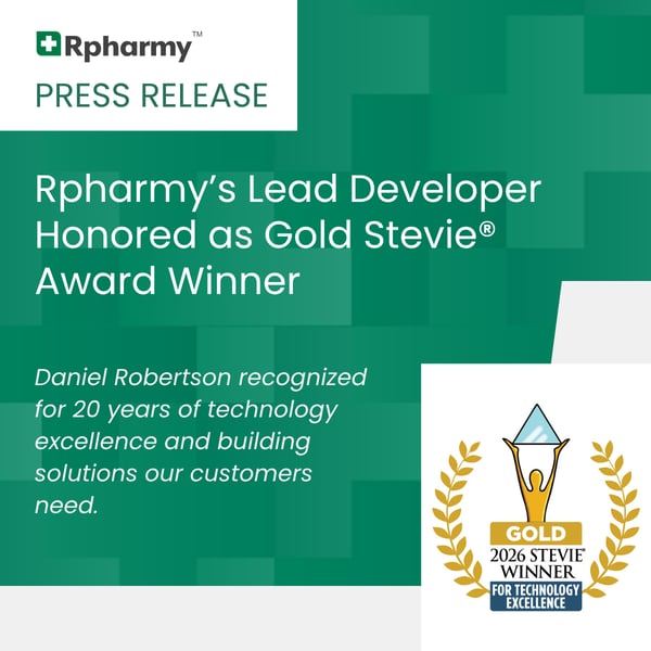 Press Release: Rpharmy’s Lead Developer Honored as Gold Stevie® Award Winner In 2026 Stevie Awards for Technology Excellence