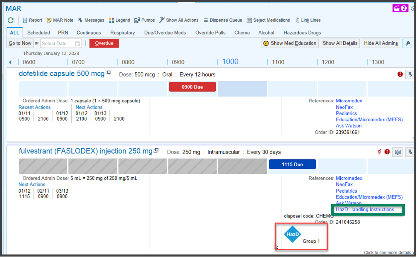 A screenshot of a medical program
Description automatically generated